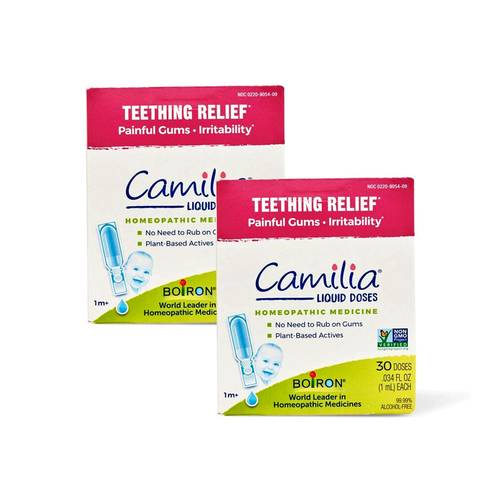 Camilia Baby Teething Relief Liquid Doses – 30 Single-Use Ampoules