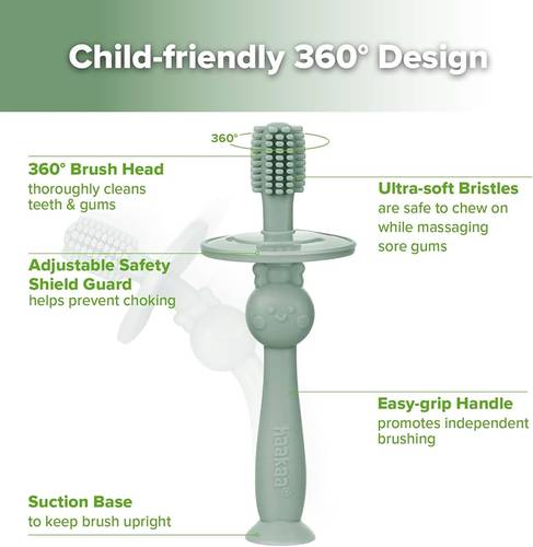 Haakaa 360° Silicone Toothbrush 6M+