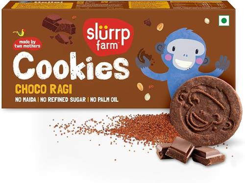 Slurrp Farm Choco Ragi Cookies (No Maida, No Palm Oil) 78gram