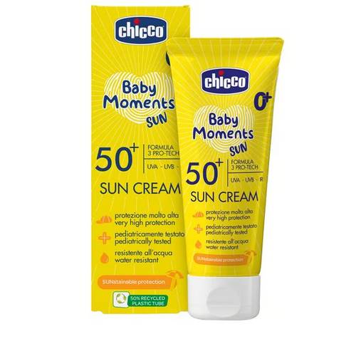 Chicco Baby Moments Sun Cream SPF 50+ (0+ Months)75ML