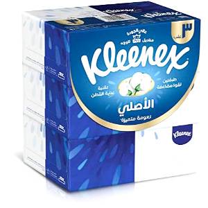كلينكس مناديل وجه 3 علب *146 منديل