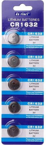 5 بطاريات CR1632 3V