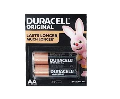 2 بطارية DURACELL ORIGINAL (AAA/AA) 1.5V