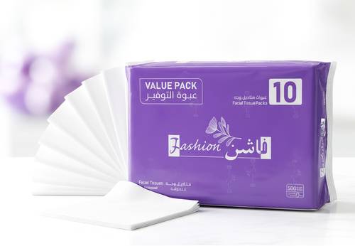 فاشن مناديل وجه 500 منديل * 10 حبه