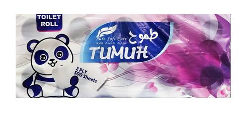 ورق حمام طموح طبقتين 10 رول 500 منديل
