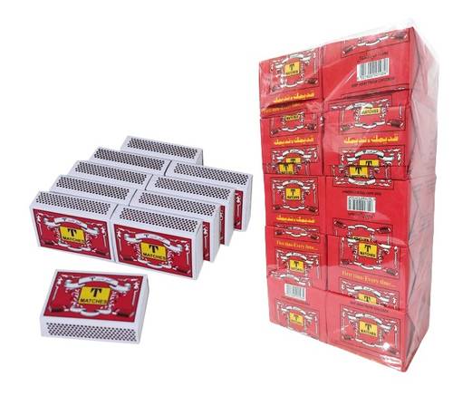 10 عبوات كبريت 
