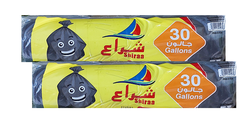 أكياس نفايات( 55 - 50 - 30 )جالون من شراع 2 شدة