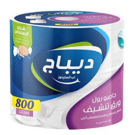 مناديل ديباج جامبو رول 800جرام