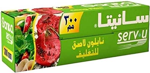 تغليف نايلون شفاف من سانيتا ، 300 مم 