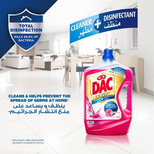 داك الذهبي منظف ومطهر 3 لتر بروائح مختلفة