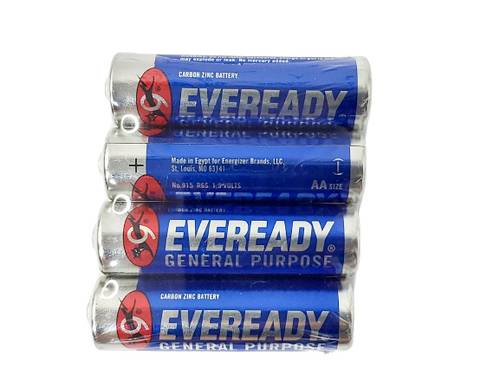 4 بطاريات EVEREADY R6 1.5V AA