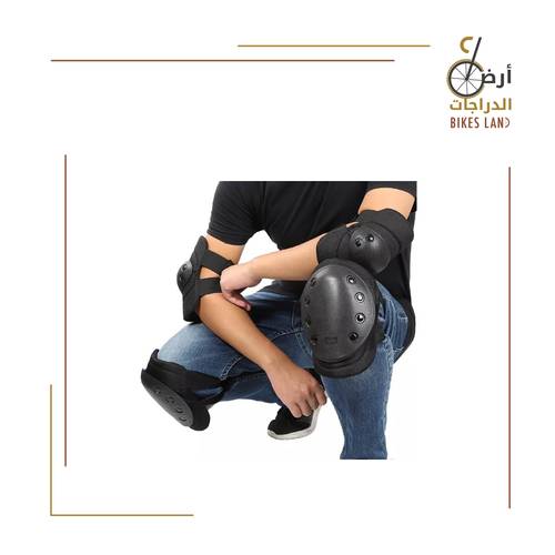 طقم حماية للدراج اسود - A 