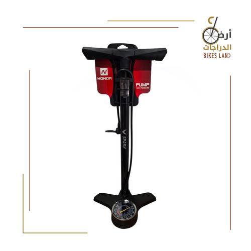  Air Inflator with Air Pressure Gauge Black - SPARK