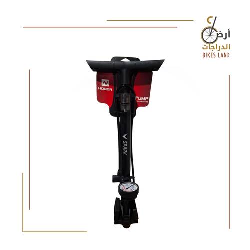  Air Inflator with Air Pressure Gauge Black - SPARK
