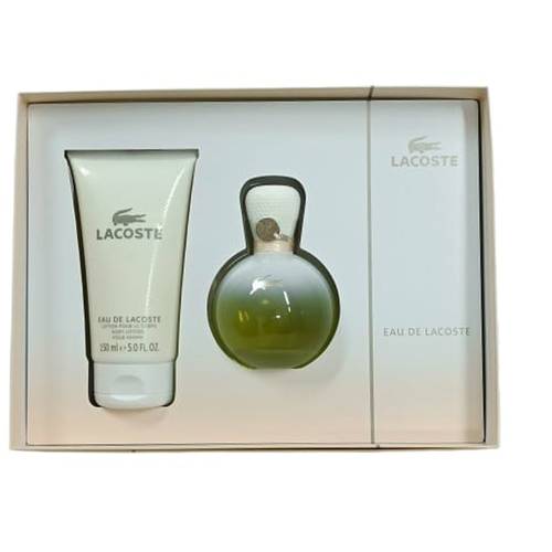 Lacoste Eau de Lacoste Gift Set for Women: 90ml Eau de Parfum & 150ml Body Lotion