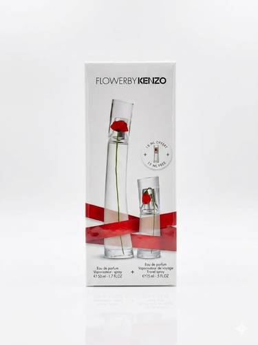Flower by Kenzo Eau de Parfum Gift Set - 50ml EDP Spray & 15ml Travel Spray