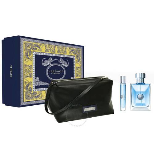 Perfume Set Versace For Men Edt 100ml,10ml And Bag            