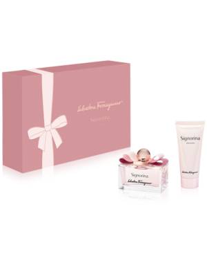 Signorina by Salvatore Ferragamo for Women - 2 Pc Gift Set 3.4oz EDP Spray, 3.4o