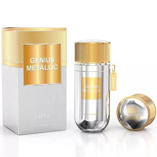 عطر جينيوس ميتاليك او دي بارفان من امبر 100 مل