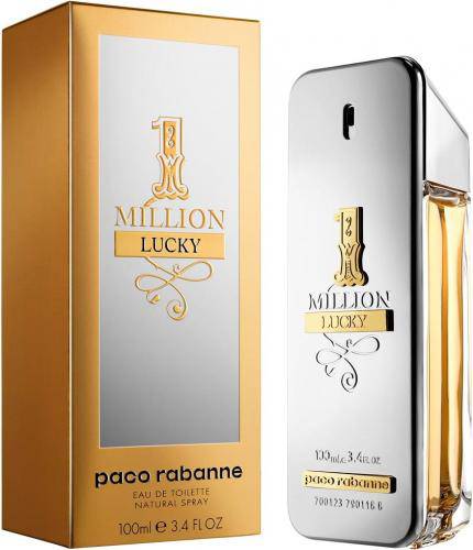 عطر 1 مليون لاكي من باكو رابان ، بخاخ 100 مل او دي تواليت للرجال