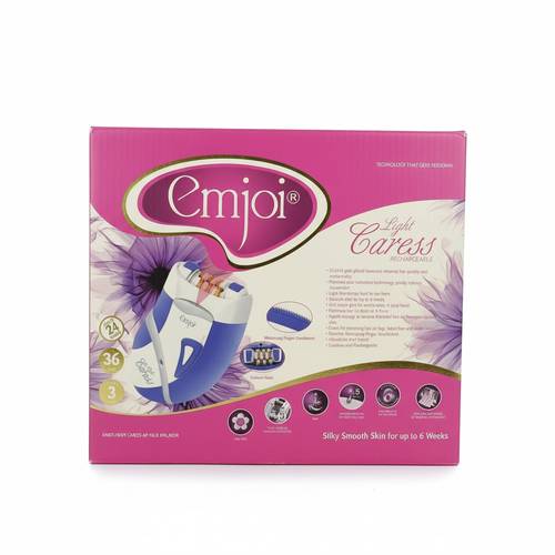 Emjoi Light Caress Rechargeable Epilator - 36 Tweezers