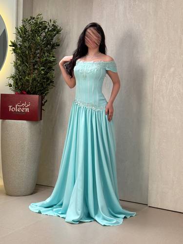 فستان تسنيم تيفاني - (XXXL) الصدر:١٠٢سم , الخصر:٩١سم