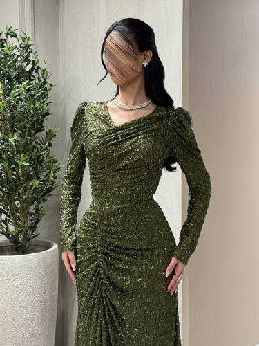 فستان غيدا - (XXXL) الصدر:١٠٢سم , الخصر:٩١سم