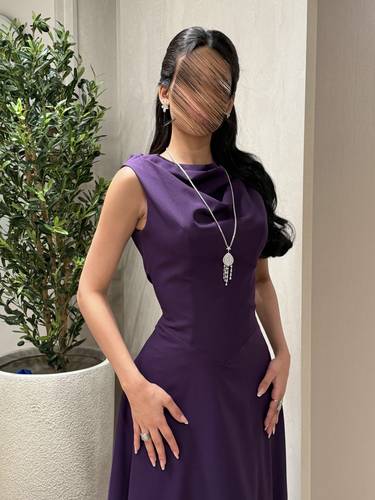 فستان جوري موف - (XXXL) الصدر:١٠٢سم , الخصر:٩١سم