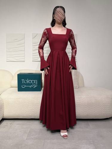 فستان الين - (XXXL) الصدر:١٠٢سم , الخصر:٩١سم