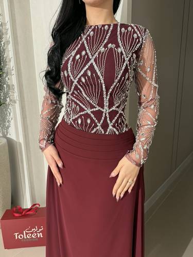 فستان ايلاف - (XXXL) الصدر:١٠٢سم , الخصر:٩١سم