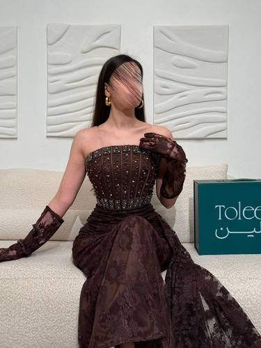 فستان ديور موكاء - (XXXL) الصدر:١٠٢سم , الخصر:٩١سم