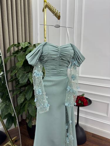 فستان جمانه تيفاني - (XXXL) الصدر:١٠٢سم , الخصر:٩١سم