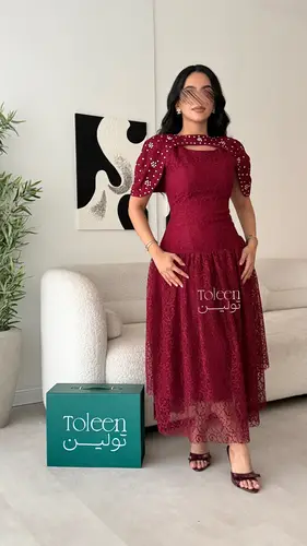 فستان ميار - (XXL) الصدر:٩٧سم , الخصر:٨٦سم