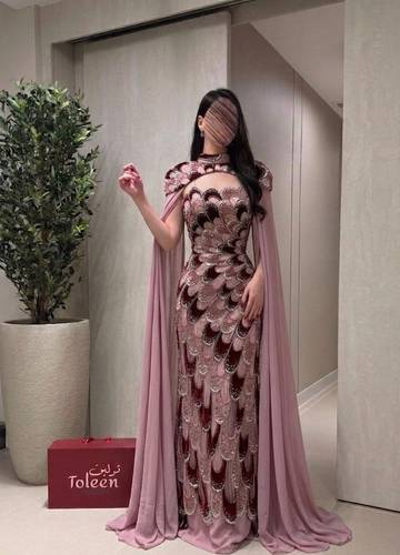 فستان لويا سهره - (XXXL) الصدر:١٠٢سم , الخصر:٩١سم