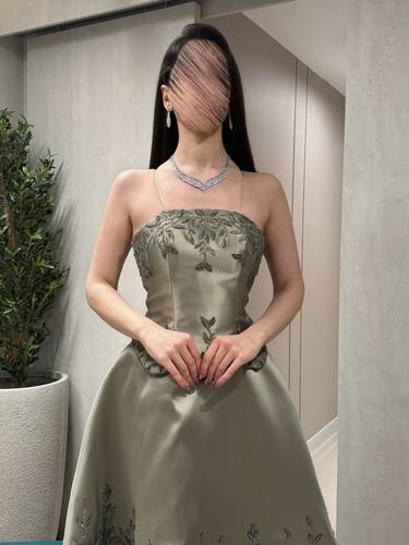 فستان شيرين - (XXXL) الصدر:١٠٢سم , الخصر:٩١سم