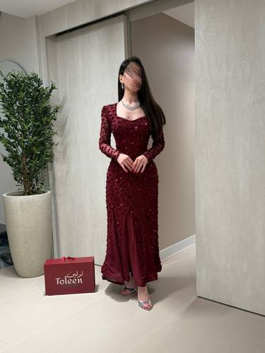 فستان ماريا - (XXXL) الصدر:١٠٢سم , الخصر:٩١سم