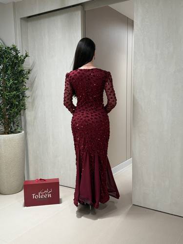 فستان ماريا - (XXXL) الصدر:١٠٢سم , الخصر:٩١سم