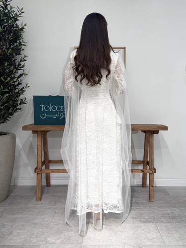 جلابيه إماراتيه مشجر - (XXXL) الصدر:١٠٢سم , الخصر:٩١سم