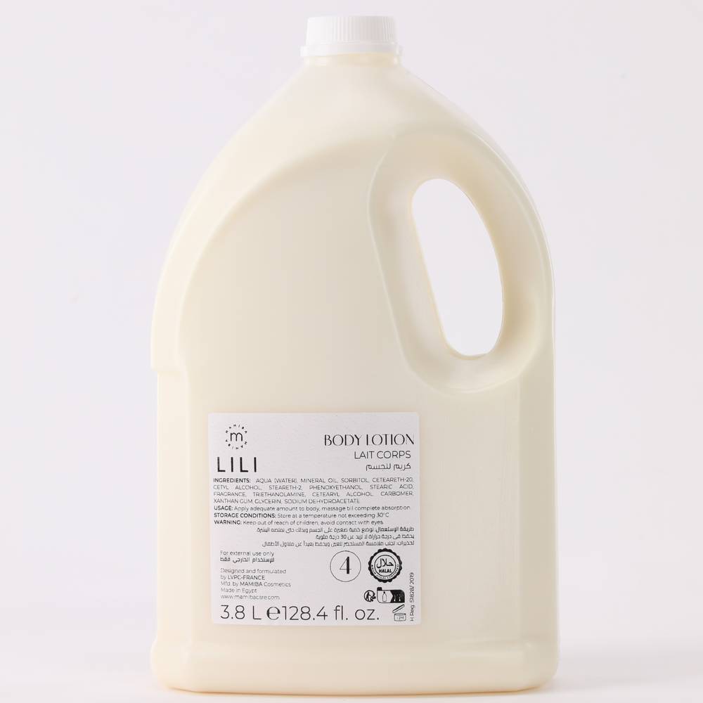 M LILI  بودي لوشن جالون 3.8 لتر