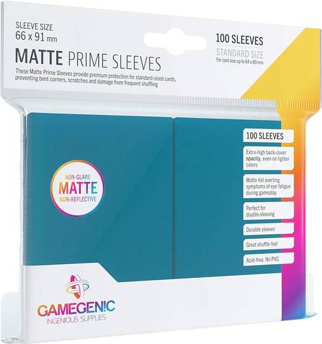 Sleeves: Gamegenic (x100) - أزرق | Blue