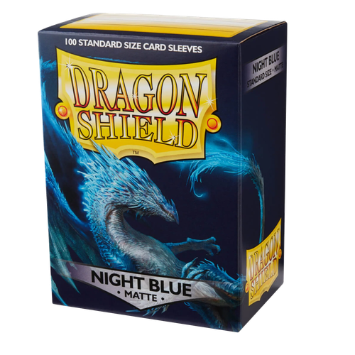 Sleeves: Dragon Shield (x100) - أزرق ليلي | Night Blue