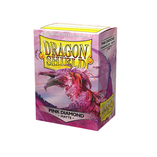 Sleeves: Dragon Shield (x100) - وردي ماسي | Pink Diamond