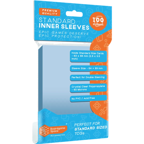 Sleeves: BGS (x100) - شفاف | Transparent