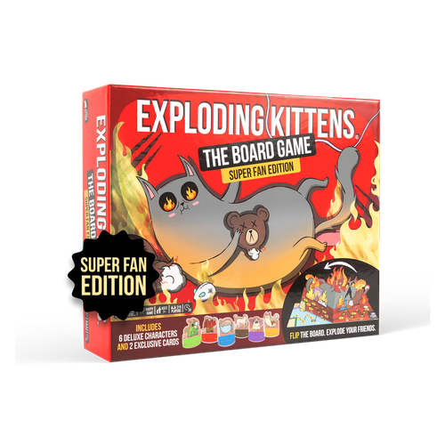Exploding Kittens: The Board Game (Super Fan Ed.)