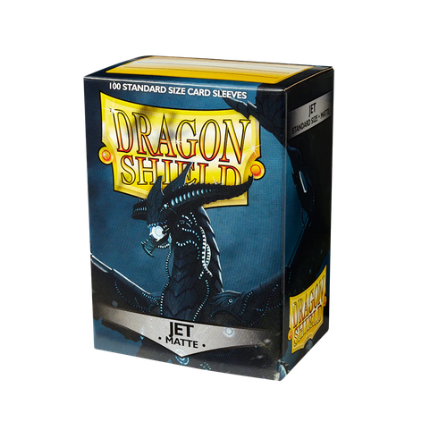 Sleeves: Dragon Shield (x100) - أسود حالك | Jet Black