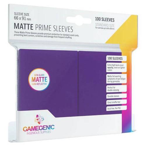 Sleeves: Gamegenic (x100) - أرجواني | Purple