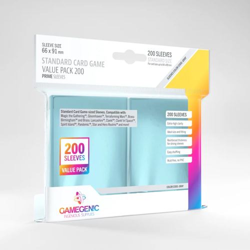 GG Sleeves - Standard Value Pack (x200)