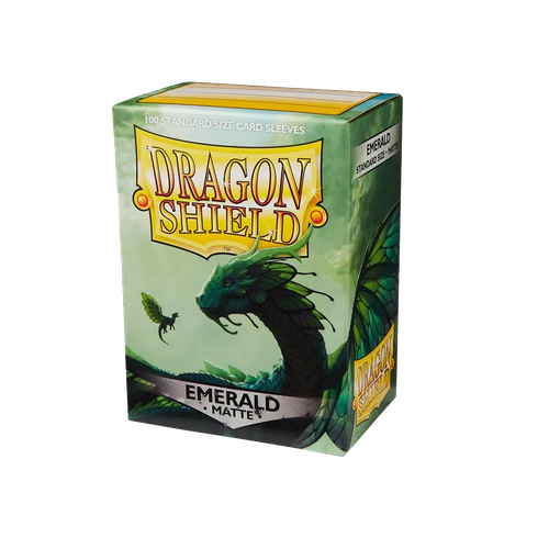Sleeves: Dragon Shield (x100) - أخضر زمردي | Emerald Green