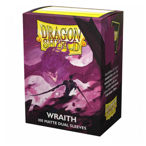 Sleeves: Dragon Shield - Dual Matte (x100) - غضب (أرجواني) | Wraith (Purple)