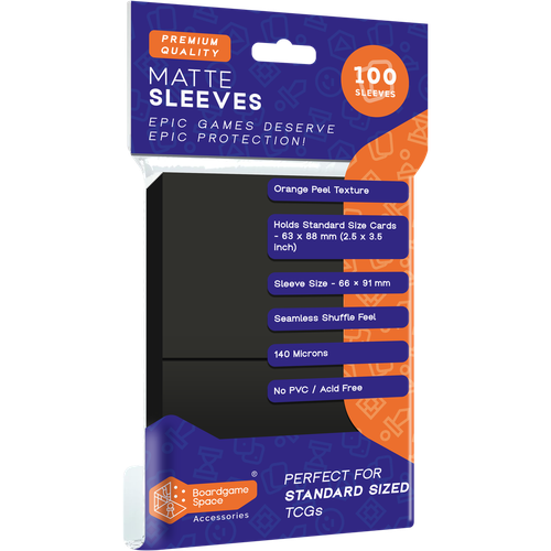 Sleeves: BGS (x100) - أسود | Black